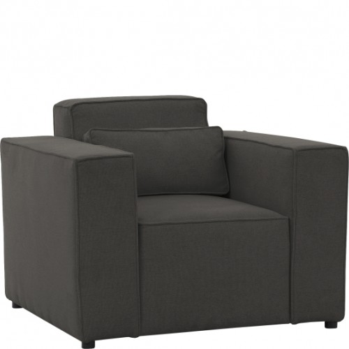 Atpūtas krēsls CASTEL, Melns